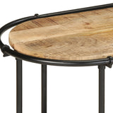 TV Cabinet 200x42x40 cm Solid Wood Rough Mango 4013494