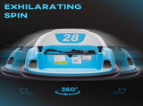 360&deg Rotation Kids Bumper Car, 12V Waltz Car with Remote Control, Dual Joystick, Music,s, T3398P422382