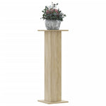 Plant Stands 2 pcs Sonoma Oak 30x30x95 cm Engineered Wood 3307875