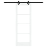 Sliding Door Manual ORKDAL White 73.5 x 198.5 cm Wood and metal 3332156