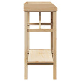 Potting Table Natural 75 x 40 x 90 cm Solid pine wood 4012187