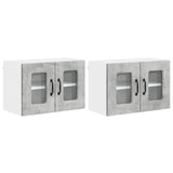 Dishwasher Panel Kalmar 2 pcs Concrete Grey 60 x 31 x 40 cm 884621