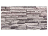 Wall Panels 10 pcs 100 x 50 cm Dark Grey and Light Grey 42046641