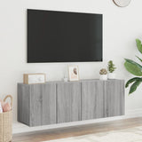 TV Cabinets Wall-mounted 2 pcs Grey Sonoma 60x30x41 cm 836949