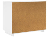 Sideboard High Gloss White 70 x 38 x 75 cm Engineered Wood 8011526