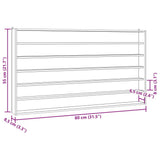 Wooden Collector's Display Case with 6 Shelves 80x8.5x55cm 4017383