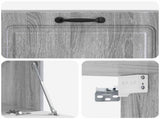 Wall-Mounted TV Cabinet Grey Sonoma 98 x 31 x 30 cm 899411