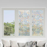 Window Films 3 pcs Frosted 3D Rainbow Pattern PVC 3208983