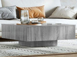 Coffee Table Grey Sonoma 60x60x31.5 cm Engineered Wood 815838