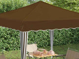 Pop-up Party Tent 195 x 195 x 245 cm Taupe Oxford Fabric 42019718