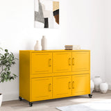 Sideboard Mustard Yellow 100.5x39x72 cm Steel 846743