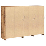 LED Sideboard Old Wood 142.5 x 37 x 100 cm Engineered Wood 3333118