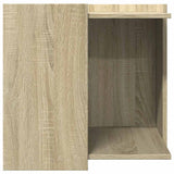 Cat Litter Box Enclosure Sonoma Oak 53x53x51 cm Engineered Wood 857753