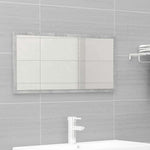 ZNTS 2 Piece Bathroom Furniture Set Concrete Grey Engineered Wood 804885