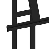 Trade Show Displays 2 pcs Black 26.5 x 26.5 x 150 cm Steel 3407637