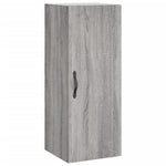 Highboard Grey Sonoma 34.5x34x180 cm Engineered Wood 3198823
