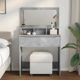 Bedroom Dressing Tables Concrete Grey 80 x 39.6 x 135 cm 888980