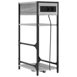 Bedside Cabinet Grey Sonoma 40 x 27 x 76 cm Engineered Wood 859573