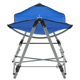 Hammock Blue Powder-coated steel Large Foldable Hammock 44363