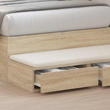 Bed Drawers Sonoma Oak 75 x 36.5 x 16.5 cm Engineered Wood 866965