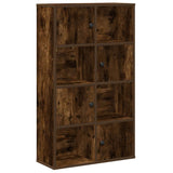 Bookcase Smoked Oak 60x24x101.5 cm Engineered Wood 860395