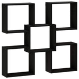 Wall Shelf Black 99.5 x 17 x 91 cm Engineered Wood 8014969