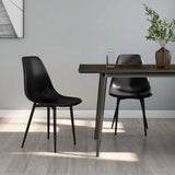 Dining Chairs 2 pcs Black PP 338044