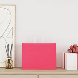 Paper Bags 250 pcs with Handles Pink 32x17x25 cm 4101901