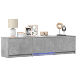 TV Cabinet with LED with LED Concrete Grey 165 x 34 x 40 cm 3418713