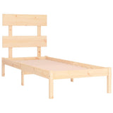 Bed Frame without Mattres 90x200 cms Solid Wood 3104658