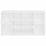 Shoe Bench White 103x30x55 cm Engineered Wood 803290