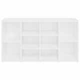 Shoe Bench White 103x30x55 cm Engineered Wood 803290