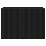 TV Wall Cabinet 59.5 x 31 x 40 cm Black Engineered Wood 892331