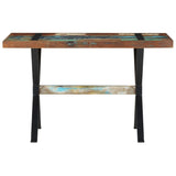 ZNTS Dining Table 120x60x76 cm Solid Reclaimed Wood 321605