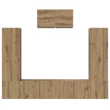 TV Cabinet Set 7 pcs Artisan Oak Engineered Wood 3393137