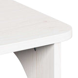 Coffee Table White 80 x 50 x 31 cm Solid pine wood 873518