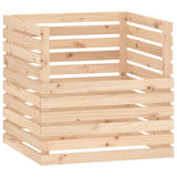 Composter 80x80x78 cm Solid Wood Pine 822187