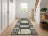 Rug Runner LESAKA Brown 80 x 450 cm Diamond Velvet 42045278