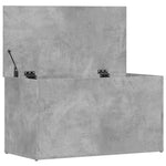 Storage Chest Concrete Grey 84x42x46 cm Engineered Wood 803060
