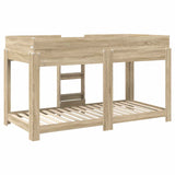 Bunk Bed for Kids Sonoma Oak 80 x 200 cm Engineered Wood 3410525