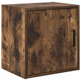 Garage Cabinets 2 pcs Smoked Oak Engineered Wood 3328327