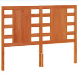 Headboard Wax Brown 135 cm Solid Wood Pine 844333