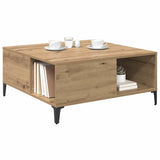 Coffee Table Artisan Oak 80 x 80 x 36.5 cm Engineered Wood 881184