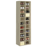 Shoe Cabinet Sonoma Oak 54x34x183 cm Engineered Wood 800372