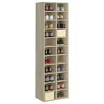 ZNTS Shoe Cabinet Sonoma Oak 54x34x183 cm Engineered Wood 800372