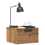 Wall-mounted Bedside Cabinet Artisan Oak 34x30x20 cm 856981