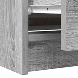 TV Cabinet Grey Sonoma 100x35x54 cm Engineered Wood 861801
