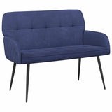 2 Seater Sofa with Metal Legs 2-Seater Police Blue Velvet 42051063