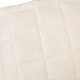 ZNTS Weighted Blanket Light Cream 220x260 cm 11 kg Fabric 350766