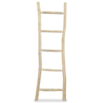 Towel Ladder with 5 Rungs Teak 45x150 cm Natural 244568
